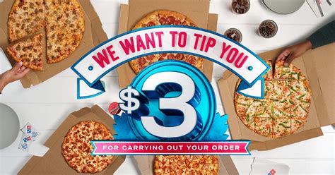 domino's carryout|domino's pizza carry out tip.